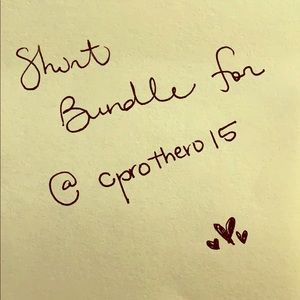 Tee bundle held for @cprothero15